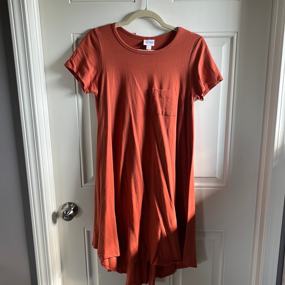 Lularoe Carly burnt orange